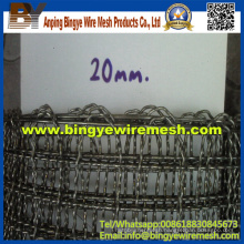 20 mm Aperture Stainless Steel Crimped Wire Mesh